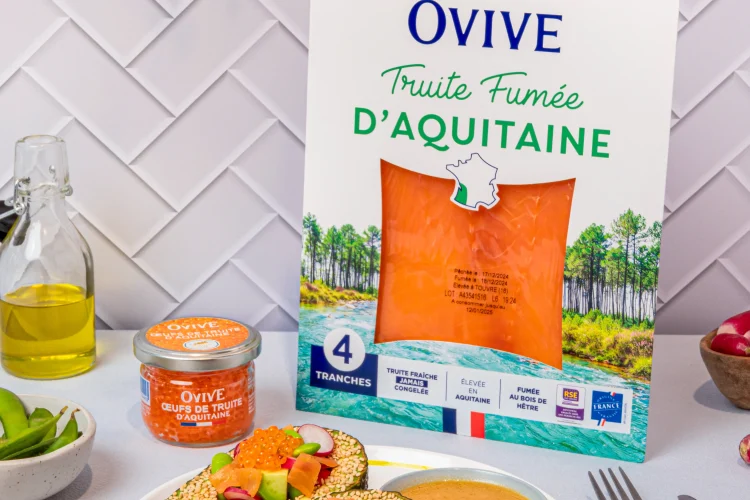 Avocat farcis à la truite fumée - Ovive